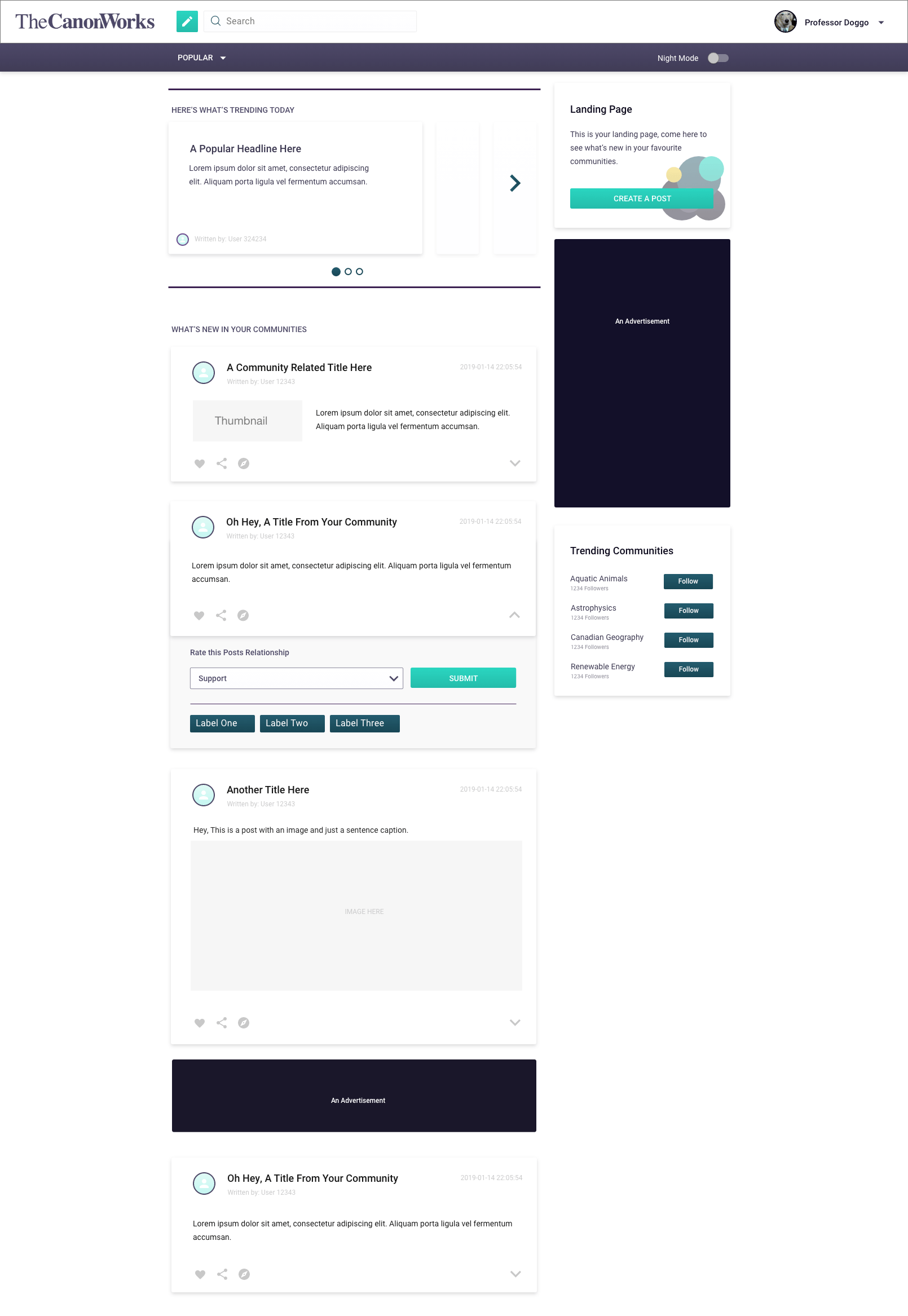 WisdomWFM Website Adobe XD Mockup